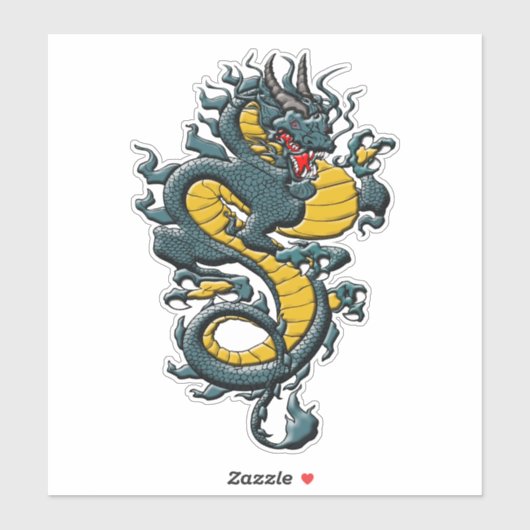 Dragon Aufkleber (Blatt)