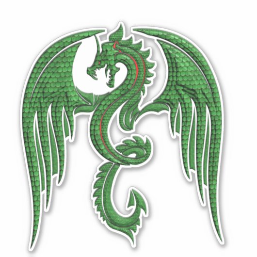 Dragon Aufkleber (Vorderseite)