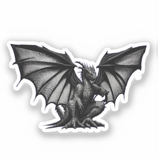Dragon Aufkleber (Vorderseite)