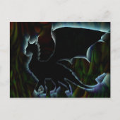 Dragon Aura Postkarte (Vorderseite)