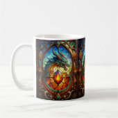 Dragon aus verkettetem Glas Kaffeetasse (Links)