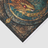 Dragon aus verkettetem Glas Seidenpapier (Ausschnitt)