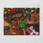 Dragon Baby Feiertagspostkarte (Vorderseite)
