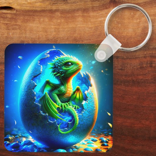Dragon Baby Schlüsselanhänger (Rückseite)