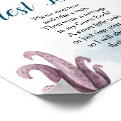 Dragon Baby Shooter Gästebuchsignatur Poster (Ecke)