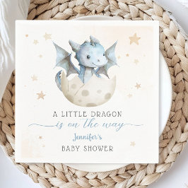 Dragon Baby Showboy Blue Dragon Paper Napkin Serviette