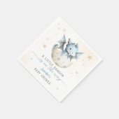 Dragon Baby Showboy Blue Dragon Paper Napkin Serviette (Ecke)