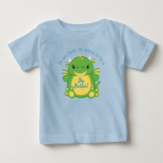 Dragon Baby Shower Blue Baby T-shirt (Vorderseite)