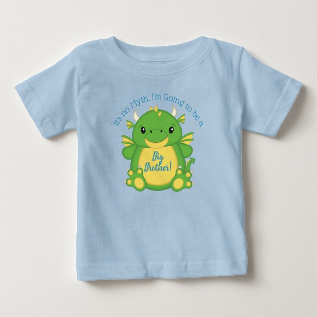 Dragon Baby Shower Blue Baby T-shirt (Vorderseite)