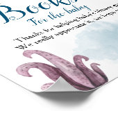 Dragon Baby Shower Books für das Baby-Display-Zeic Poster (Ecke)