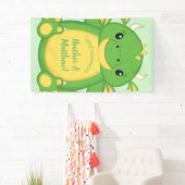 Dragon Baby Shower Green Banner (Insitu)