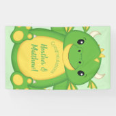Dragon Baby Shower Green Banner (Horizontal)
