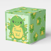 Dragon Baby Shower Green Geschenkschachtel (Vorderseite)