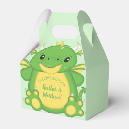 Dragon Baby Shower Green Geschenkschachtel