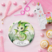 Dragon Baby Shower Pappteller (Party)