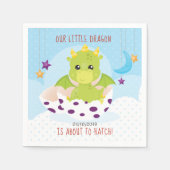 Dragon Baby Shower Serviette (Vorderseite)