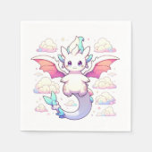 Dragon Baby Shower Serviette (Vorderseite)