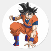 Dragon Ball Fanart Sticker - Anime Power Vibes (Vorderseite)