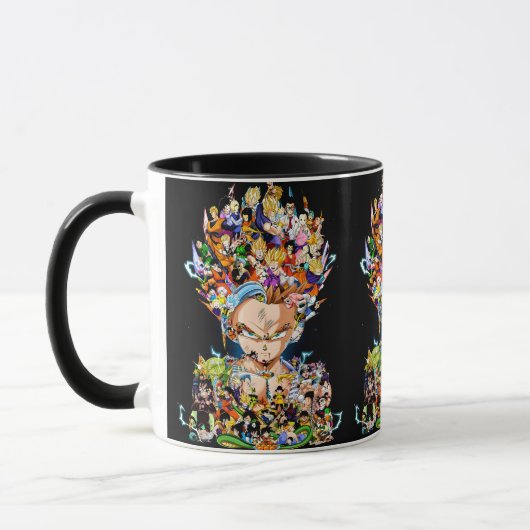 Dragon Ball Gohan Goku Anime Fanart Tasse (Links)