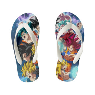 Dragon Ball Goku Kids Flip Flops – Anime Sommer Kinderbadesandalen