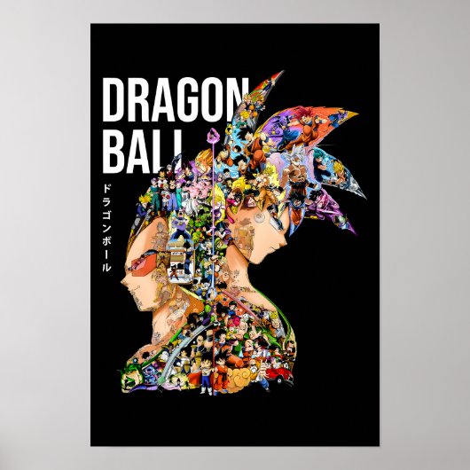 Dragon Ball Goku Vs Vegeta Poster (Vorne)