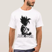 Dragon ball z T - Shirt Saiyan Power Action T - Sh (Vorderseite)