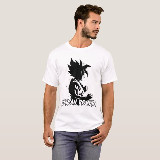 Dragon ball z T - Shirt Saiyan Power Action T - Sh (Vorne ganz)