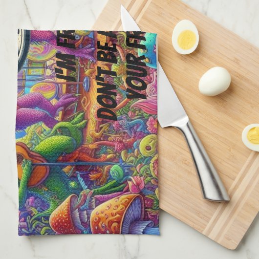 Dragon Band Jam Geschirrtuch (Viertel Falte)