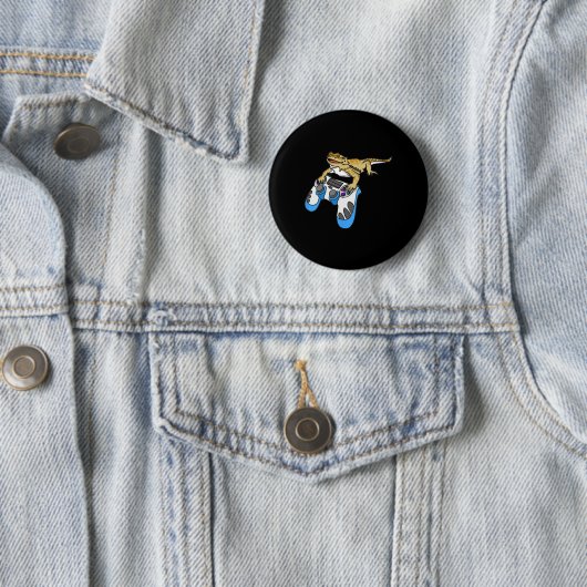 Dragon Bartded Dragons Lizard Button (Beispiel)