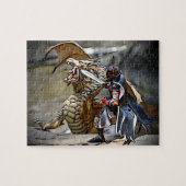 Dragon Battle am Fluss Puzzle (Horizontal)