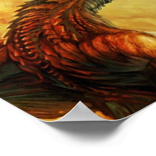 Dragon Battle, Poster (Ecke)