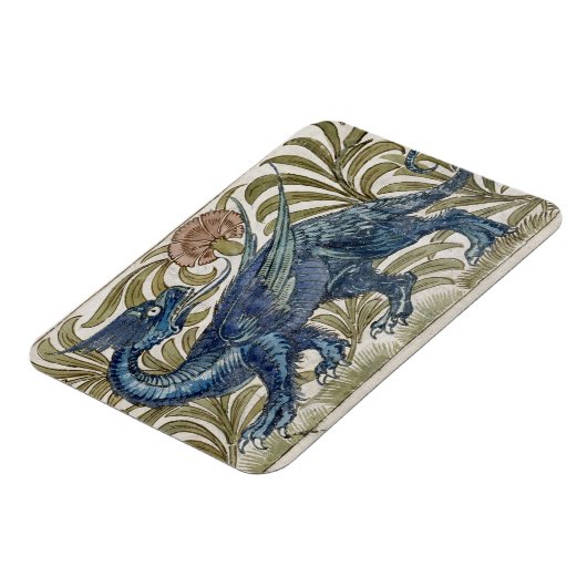 "Dragon"-Bauart für eine Fliese (w/c auf Papier) Magnet (Linke Seite)