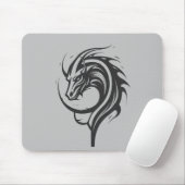 Dragon Beast Creature Fantasy Legacy Vector Art Mousepad (Mit Mouse)