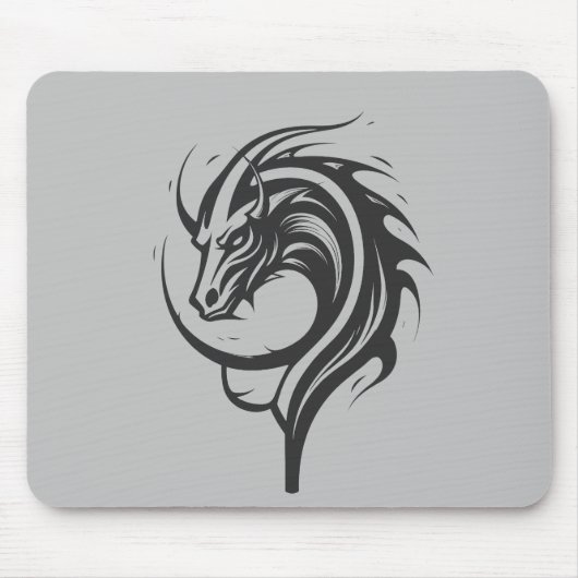 Dragon Beast Creature Fantasy Legacy Vector Art Mousepad (Vorne)