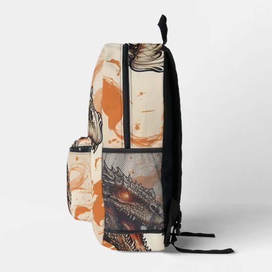 Dragon Bedruckter Rucksack (Rechts)