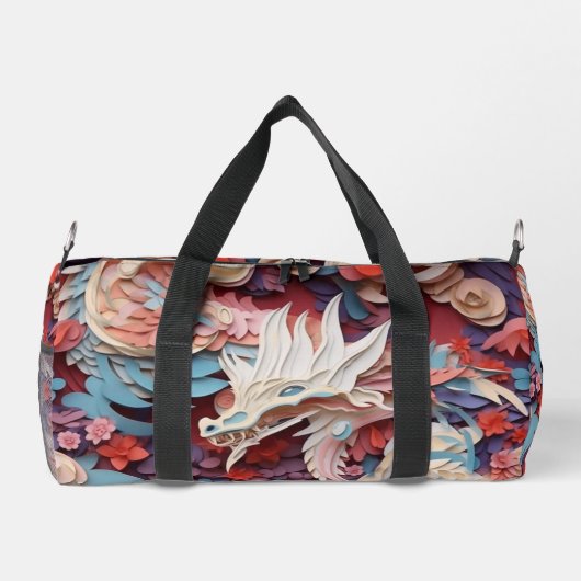 Dragon - Behalt oder gestalten Sie Ihre eigene Mül Duffle Bag (Rückseite)