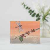 "Dragon Berries" Postkarte (Stehend Vorderseite)
