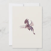 Dragon Birthday Einladung ・ Dragons Watercolor (Rückseite)