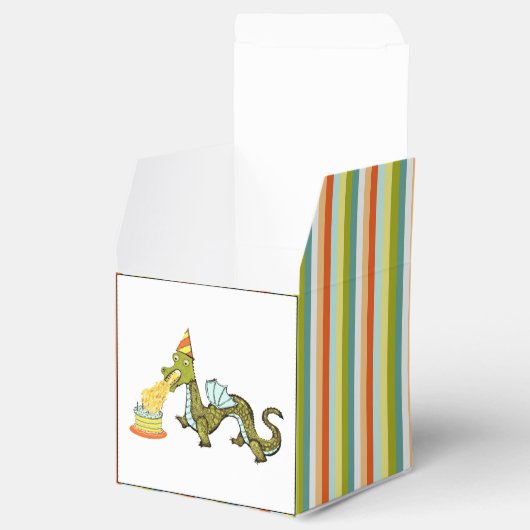 Dragon Birthday Geschenkschachtel (Geöffnet)