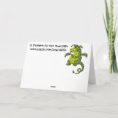 Dragon Birthday Karte (Rückseite)