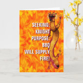 Dragon Birthday Karte (Gelbe Blume)