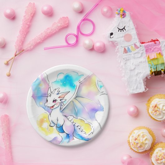 Dragon Birthday Pappteller (Party)