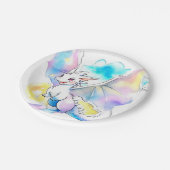 Dragon Birthday Pappteller (Schrägansicht)