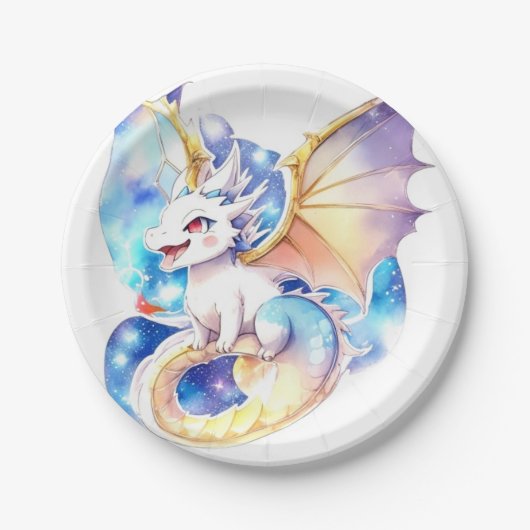 Dragon Birthday Pappteller (Vorderseite)
