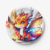 Dragon Birthday Pappteller (Vorderseite)
