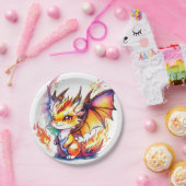Dragon Birthday Pappteller (Party)
