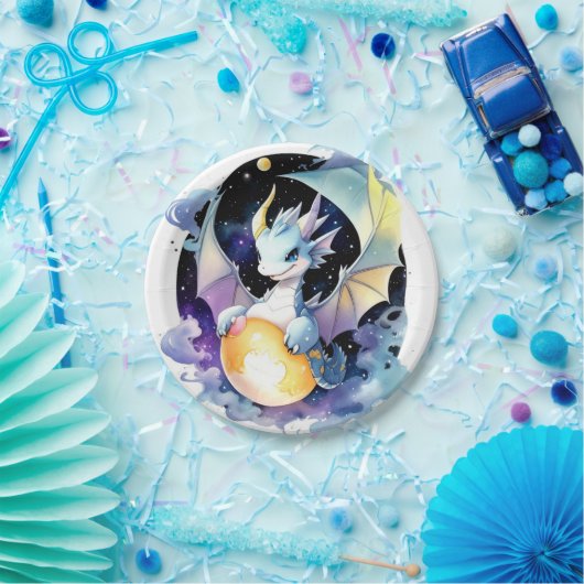 Dragon Birthday Pappteller (Party)