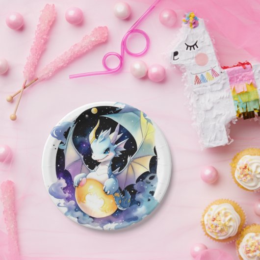 Dragon Birthday Pappteller (Party)
