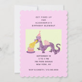 Dragon Birthday Party Einladungen (Vorderseite)