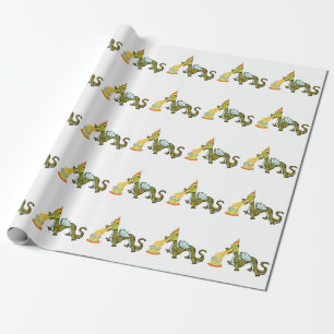 Dragon Birthday Party-Geschenk Geschenkpapier